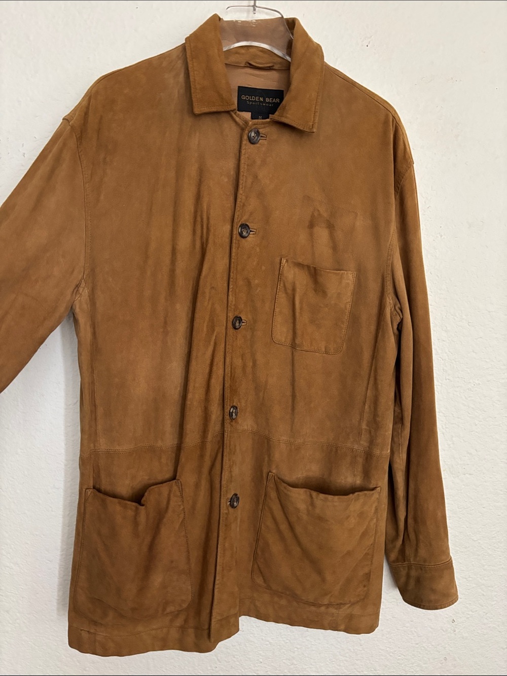 Golden Bear Sportswear Suede Leather Chore Jacket Nutshell